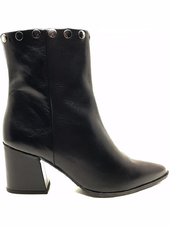 4675 Leather Women's Ankle Boots Black