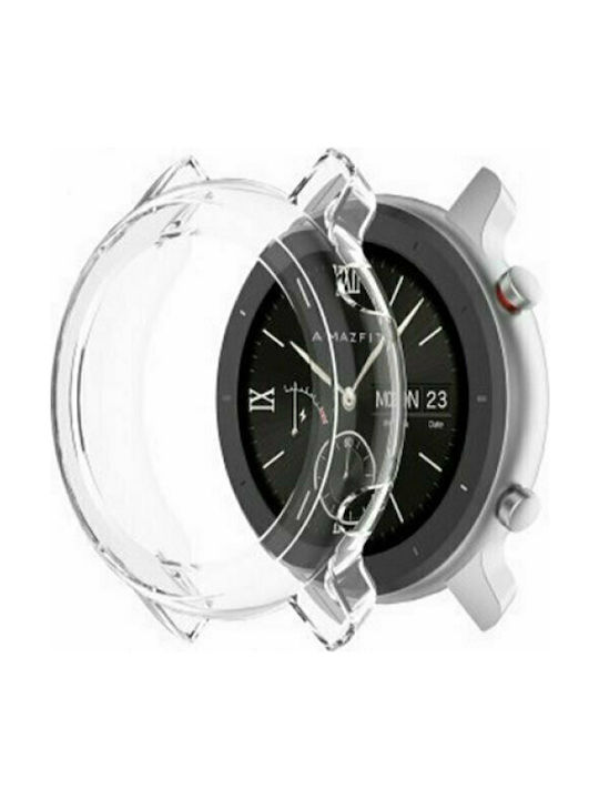 Silicone Case in Transparent color for Amazfit GTR 47mm