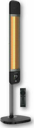 Luxeva SMART FR-2500W Ηλεκτρική Σόμπα Υπερύθρων με Ορθοστάτη με Ισχύ 2.5kW