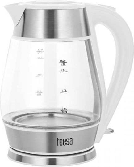 Teesa Kettle 1.7lt 2200W White