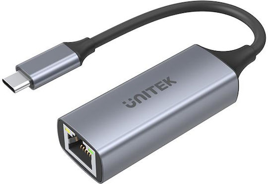 Unitek U1312A USB-C Netzwerkadapter mit Verkabelter Verbindung Gigabit Ethernet