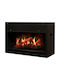 Dimplex Opti V Single Wall Mounted Electric Fireplace 70W 73.6x45cm Black