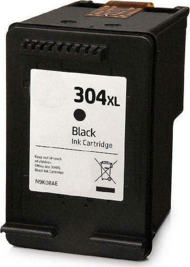 Premium Συμβατό Μελάνι Εκτυπωτή InkJet HP 304XL N9K08AE 14ml Μαύρο 1τμχ