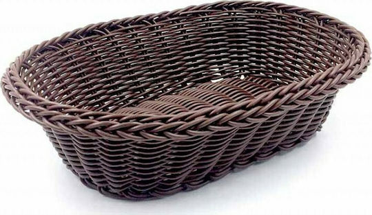 Homestyle Coș de pâine din ratan Maro 24x16cm