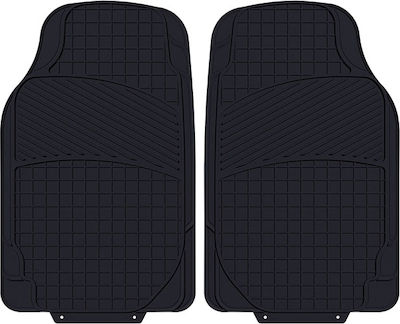 Auto Gs Front Mats Universal 2pcs from Rubber Black