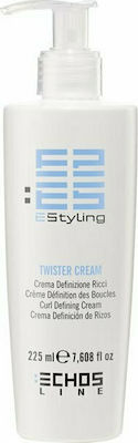 Echos Line Twister Hair Styling Cream for Curls with Medium Hold 225ml