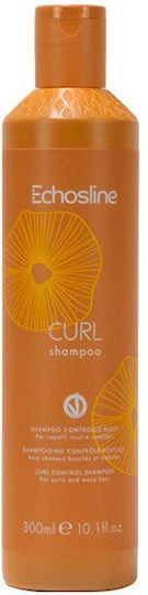 Echos Line Curl Shampoos Smoothing & Shine for Curly Hair 350ml