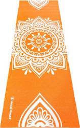 MegaFitness Yoga/Pilates Mat Orange (172x61x0.3cm)