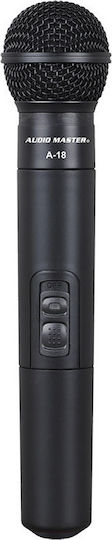 Audio Master A18 for U150 Receiver Ασύρματο Δυναμικό Μικρόφωνο Χειρός για Φωνητικά