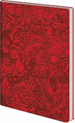 Pyramid International Notebook A5 Ruled Red