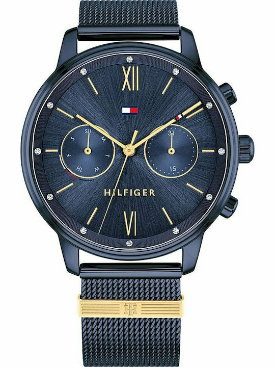 Tommy Hilfiger Blake Ρολόι Μπαταρίας με Μεταλλικό Μπρασελέ