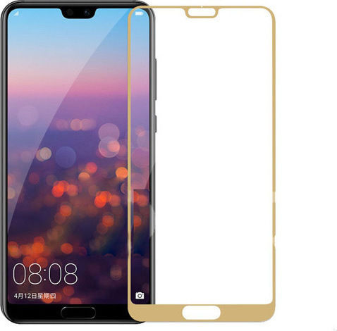 Schutzglas 3D Vollflächig gehärtetes Glas (Huawei P20)