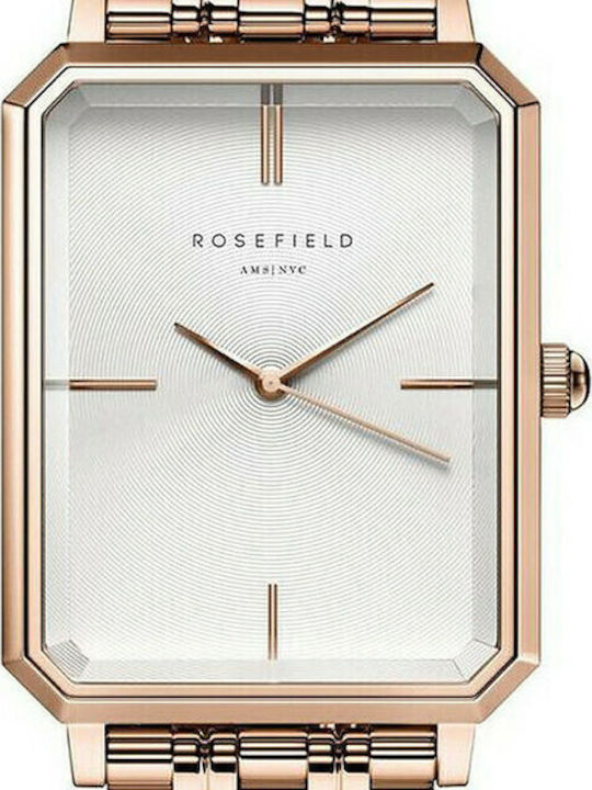 Rosefield The Elles Дамски Часовник с Розово злато Метална Гривна
