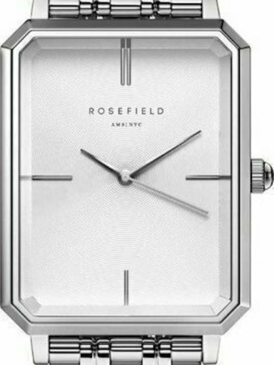 Rosefield Ρολόι Μπαταρίας με Μεταλλικό Μπρασελέ