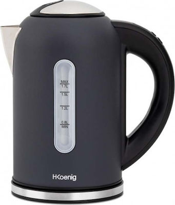 HKoenig Kettle 1.7lt 2200W Black