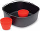 Philips Cooking Appliances Accessories from Plastic for Air Fryer 22x20.8x7.3cm