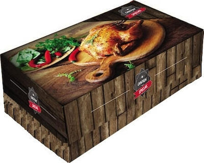 Disposable Steakhouse Paper Box 24x14x10.5cm 100pcs Luxury