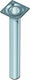 Element-System Metallic Furniture Leg 4 Pieces Suitable for Table / Coffee Table 3x3x10cm Silver