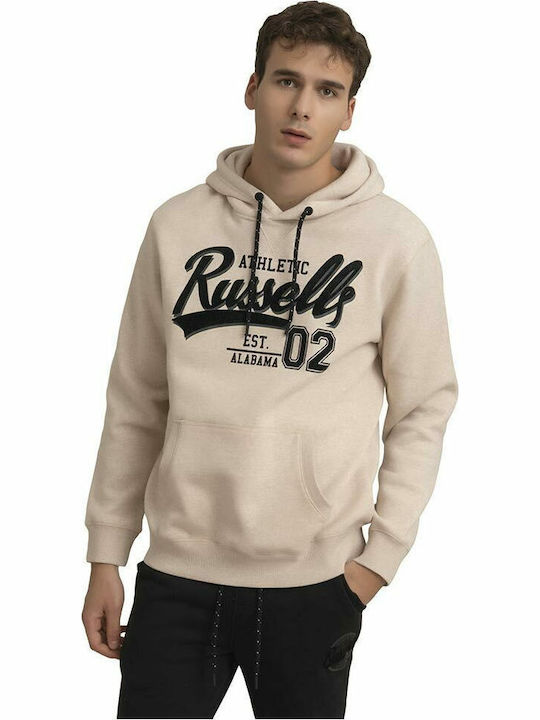 Russell Athletic Φούτερ με Κουκούλα Γκρι