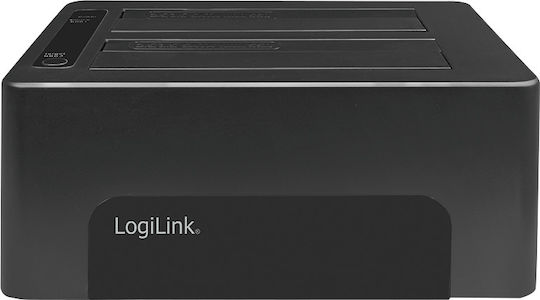 LogiLink Docking Station for 2 Hard Drives SATA 2.5" / 3.5" with Connection USB 3.0 (QP0029)