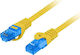 Lanberg S/FTP Cat.6a Ethernet Cable 1.5m Yellow