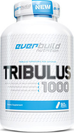 Everbuild Nutriton Tribulus Terrestris 1000mg Добавка за Либидо и Засилване на Тестостерон 90 Таблетки