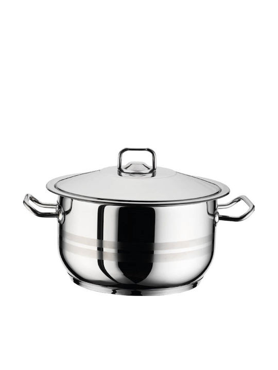 Homeplus Gastro Βαθιά Ανοξείδωτη Κατσαρόλα 20lt / 34cm