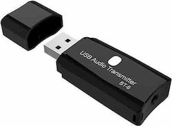 USB Bluetooth 5.0 Adaptor cu Raza de Acțiune 10m (BT-TX6)