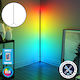 GloboStar LED Φωτιστικό Δαπέδου Υ50xΜ3εκ. με RGB Φως 100lm Μαύρο