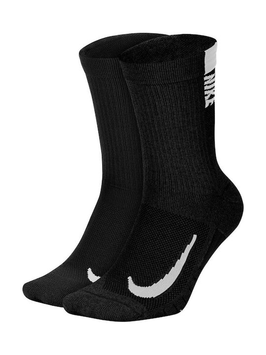Nike Multiplier Αθλητικές Κάλτσες Πολύχρωμες 2 Ζεύγη