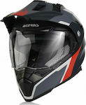 Acerbis Flip FS-606 Black/Grey/Red Κράνος Μηχανής Motocross 1560gr