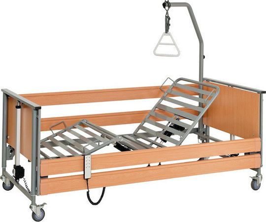 TekVor Care Ecofit S Electric Poliedru Pat de spital cu Postat pe / Bara laterală / Roți / Frâne