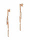 Emporio Armani Sentimental Earrings made of Silver Gold Plated with Stones