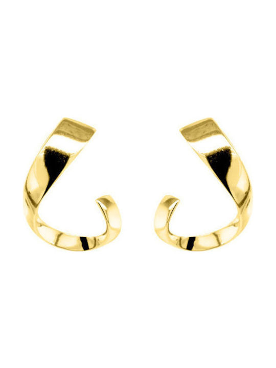 Silver gold plated earrings 925