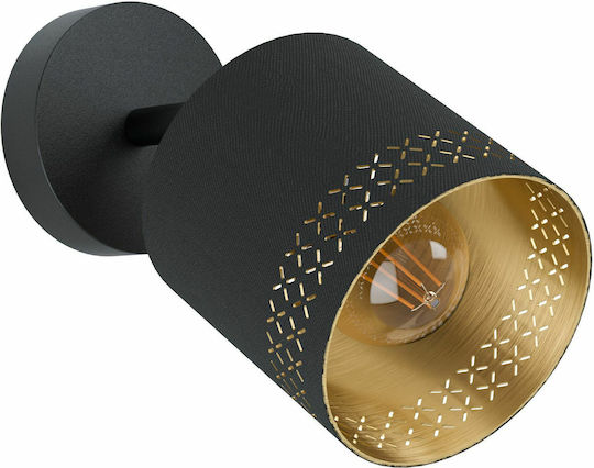Eglo Esteperra Einzel Spot mit Fassung E27 in Schwarz Farbe