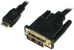 LogiLink Kabel DVI-D-Stecker - Mini-HDMI-Stecker 1m Schwarz (CHM002)