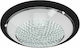 Eglo Acolla 1 Classic Ceiling Light with Integrated LED and Crystals 37pcs Black