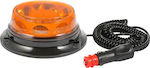 Car Beacon LED 12/24V 13cm - Orange