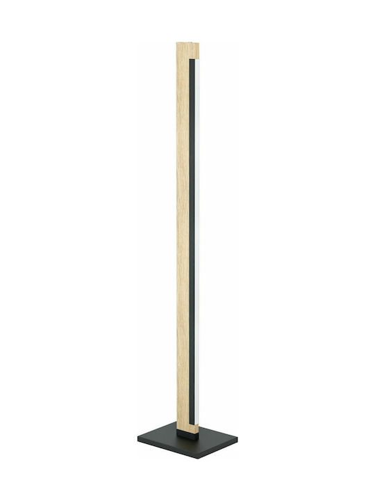 Eglo Camacho LED Floor Lamp H126xW25cm. with Warm White Light Black