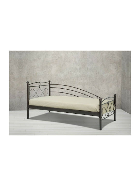Bilia Sofa Bed Bed Half-Double Metal Recliner Suitable for Mattress 110x190cm