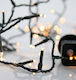 180 Weihnachtslichter LED 8.95für eine E-Commerce-Website in der Kategorie 'Weihnachtsbeleuchtung'. Warmes Weiß Elektrisch vom Typ Zeichenfolge mit Grünes Kabel und Programmen 1Stück Eurolamp