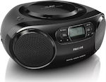 Philips Portabil AZB500 cu CD / Radio în Culoare Negru