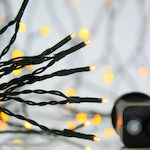 300 Lights LED 15m. Warm White in String 1pcs