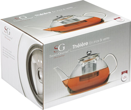 Atmosphera Glaskanne mit Filter 1300ml