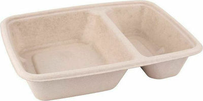 Sabert Set de 75 Cutii Containere alimentare din trestie de zahăr 23x16x4cm