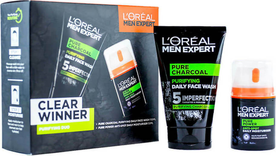 L'Oreal Men Expert Clear Winner Purifying Duo Gift Set for Him Skroutz.gr