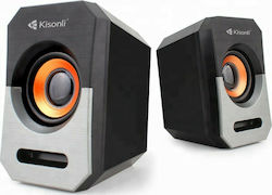 Kisonli А606 2.0 Computerlautsprecher Mit 6W Leistung Schwarze