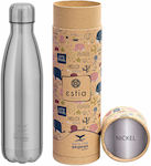 Estia Travel Flask Save the Aegean Ανακυκλώσιμο Бутилка Термос Неръждаема стомана Без BPA Nickel 500мл