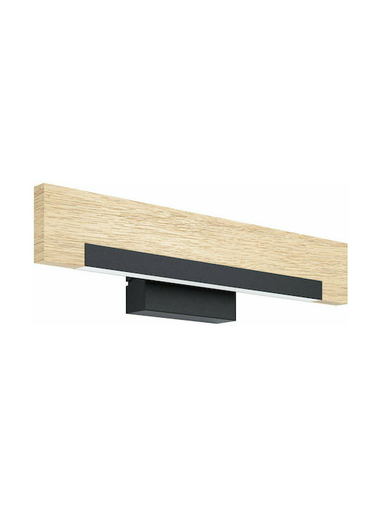 Eglo Camacho Modern Lamp Wall with Integrated LED and Warm White Light Brown 44x10.5x10.5cm