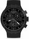 Swatch Мъжки Часовник 47mm На Батерия С Черен Каучуков Каишка